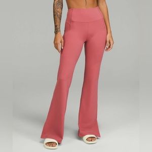 Lululemon Groove High Rise Split-Hem Flare Leggings